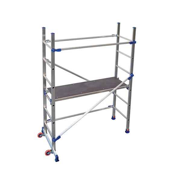 Echafaudage roulant alu - Hauteur de travail maximale de 2.90m - P6