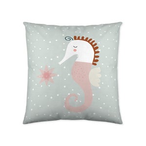 Federa Cuscino T-Rex Dinosauro 40x40 Cm - Decorazione Divertente Per Bambini