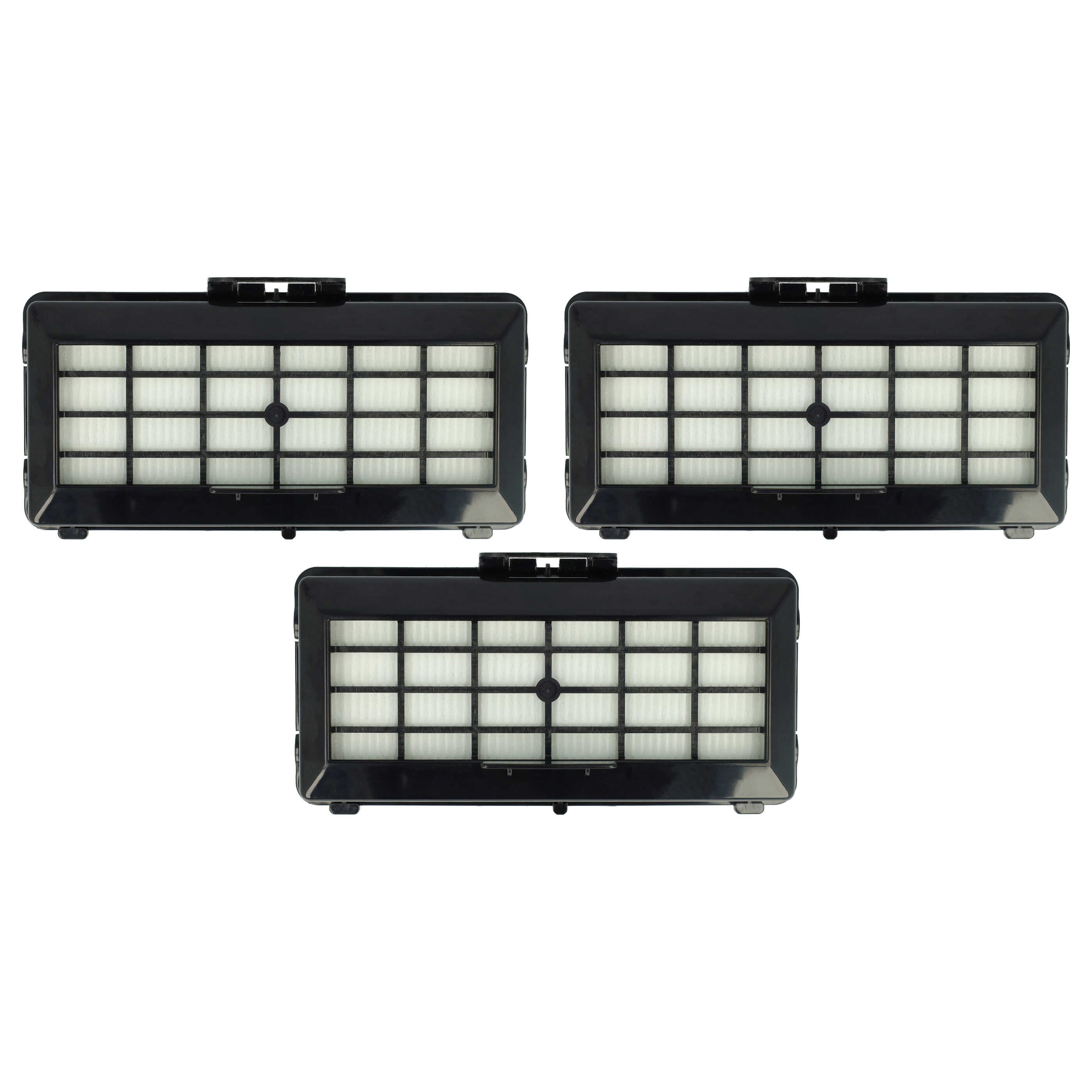 vhbw 3x filtre compatible avec Bosch BBZ152HF(00), BBZ152HFUC(00), BSG71266/07, BSG71266/11, BSG7 aspirateur - filtre HEPA noir / blanc - 8