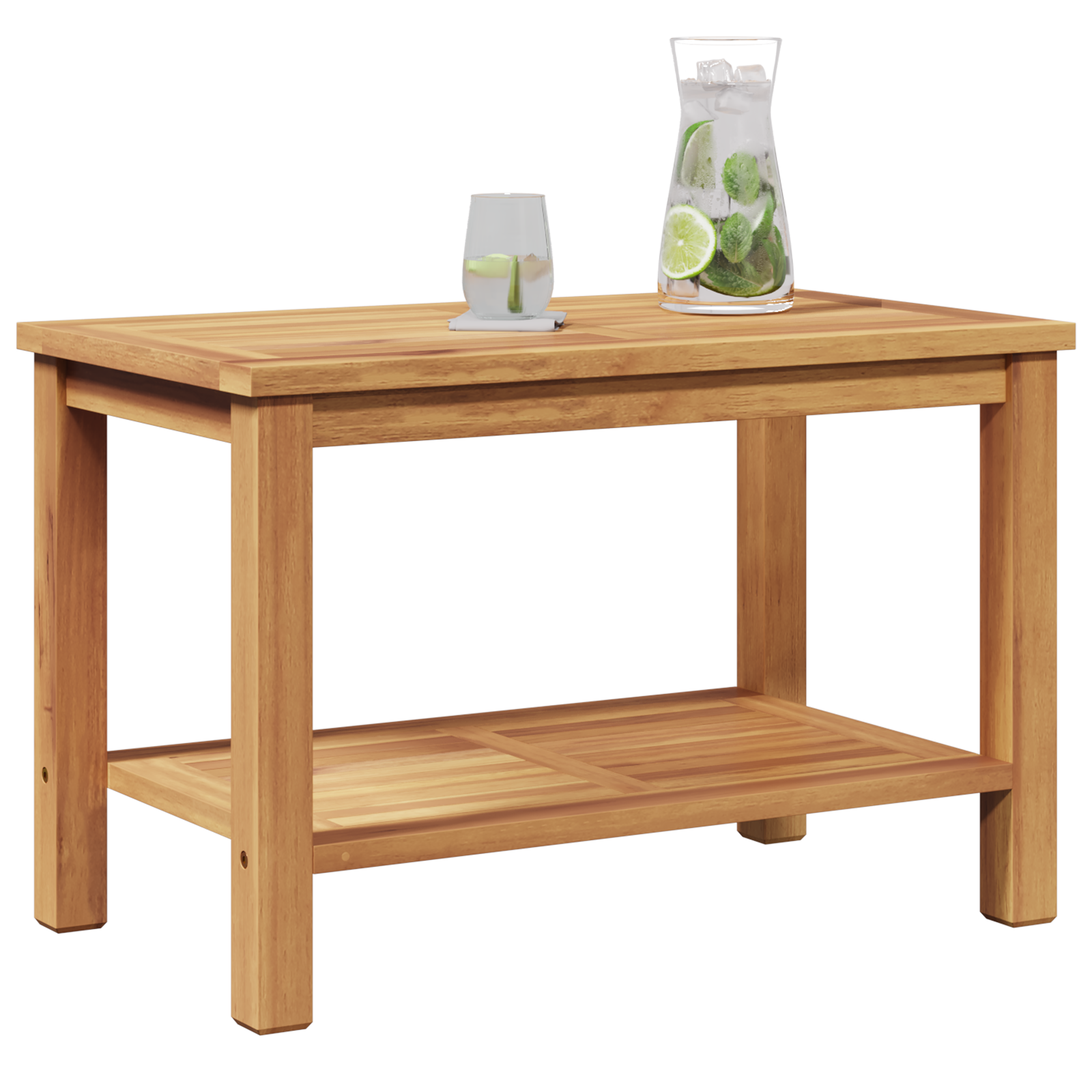 Table basse Marron 70 x 40 x 45 cm Bois de teck massif vidaXL - 3