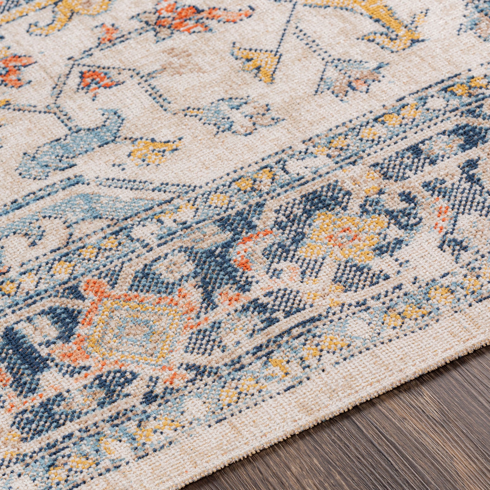 LIVABLISS Tapete Exterior/Interior Vintage Oriental Azul/Bege 200x275 cm Selma - 3