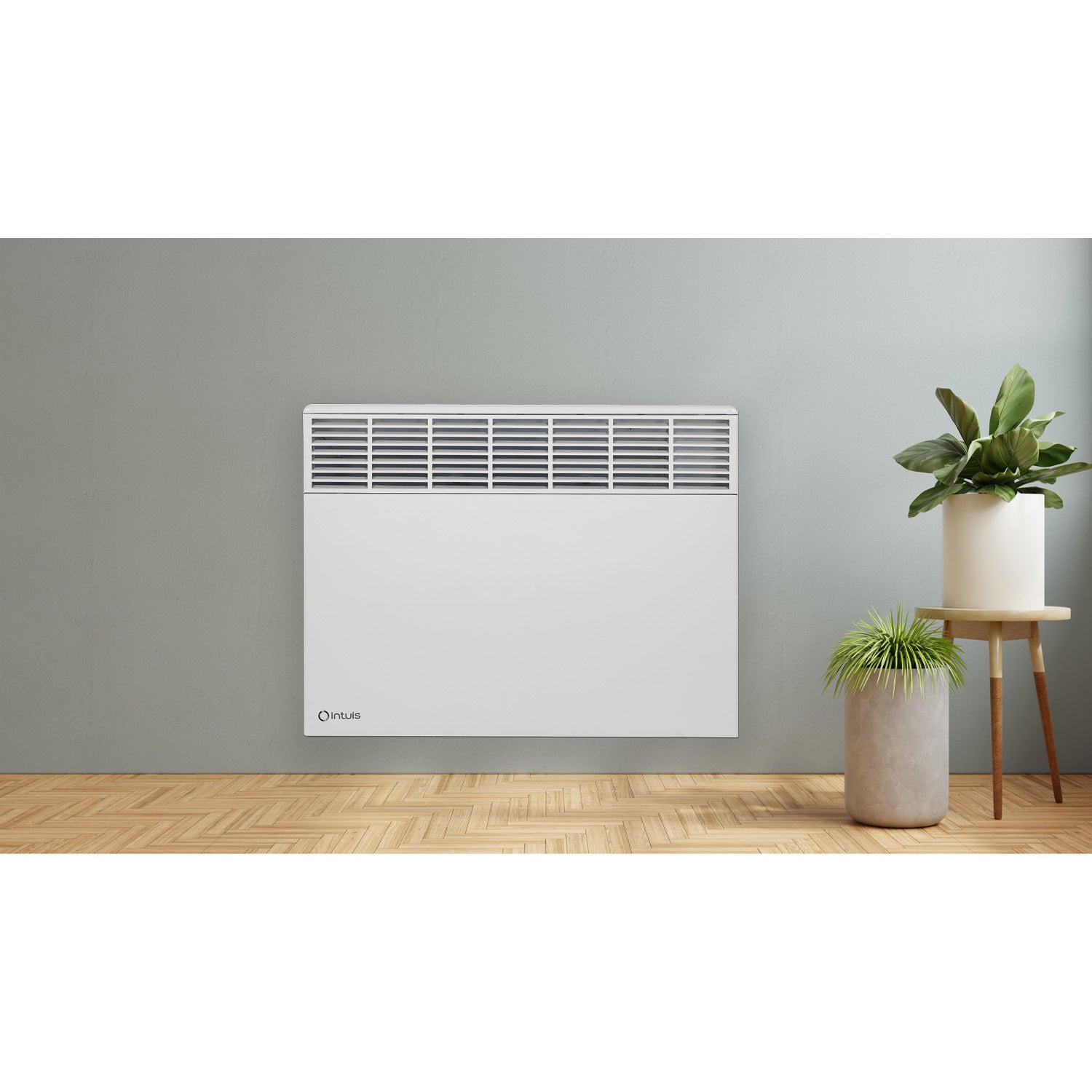 Grzejnik elektryczny 2000W konwektorowy energooszczędny ścienny biały Intuis BASIC D - 8