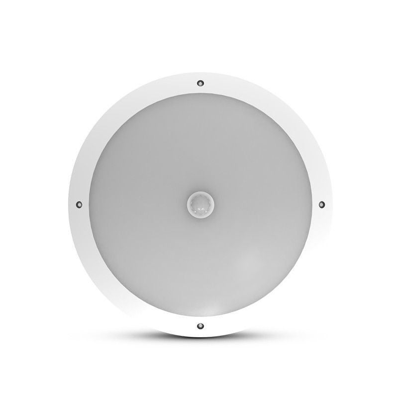 Hublot LED Étanche Rond - 300mm - 20W - 4000K - Détecteur IR - IP65 ...