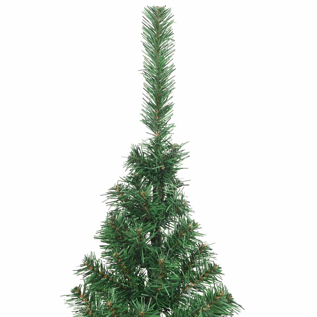 Árvore de Natal artificial meio 180 cm Verde PVC, 465 ramos, interno e externo protegido – ComfortXL - 6