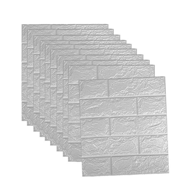Sonew Panneaux muraux en briques 3D 140 pièces 3D brique papier peint Sonew Panneaux muraux en briques 3D 140 pièces 3D brique papier peint