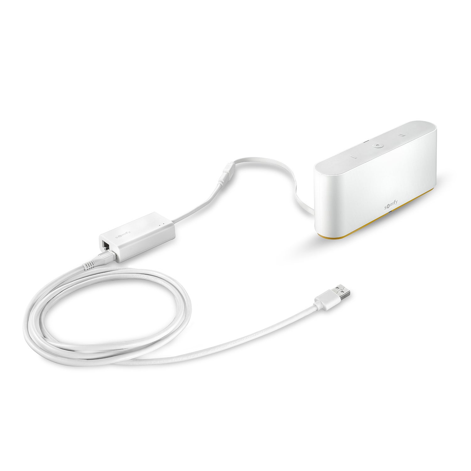 Somfy - Adaptateur Ethernet RJ45 - Connecte TaHoma switch au réseau local filaire - 3
