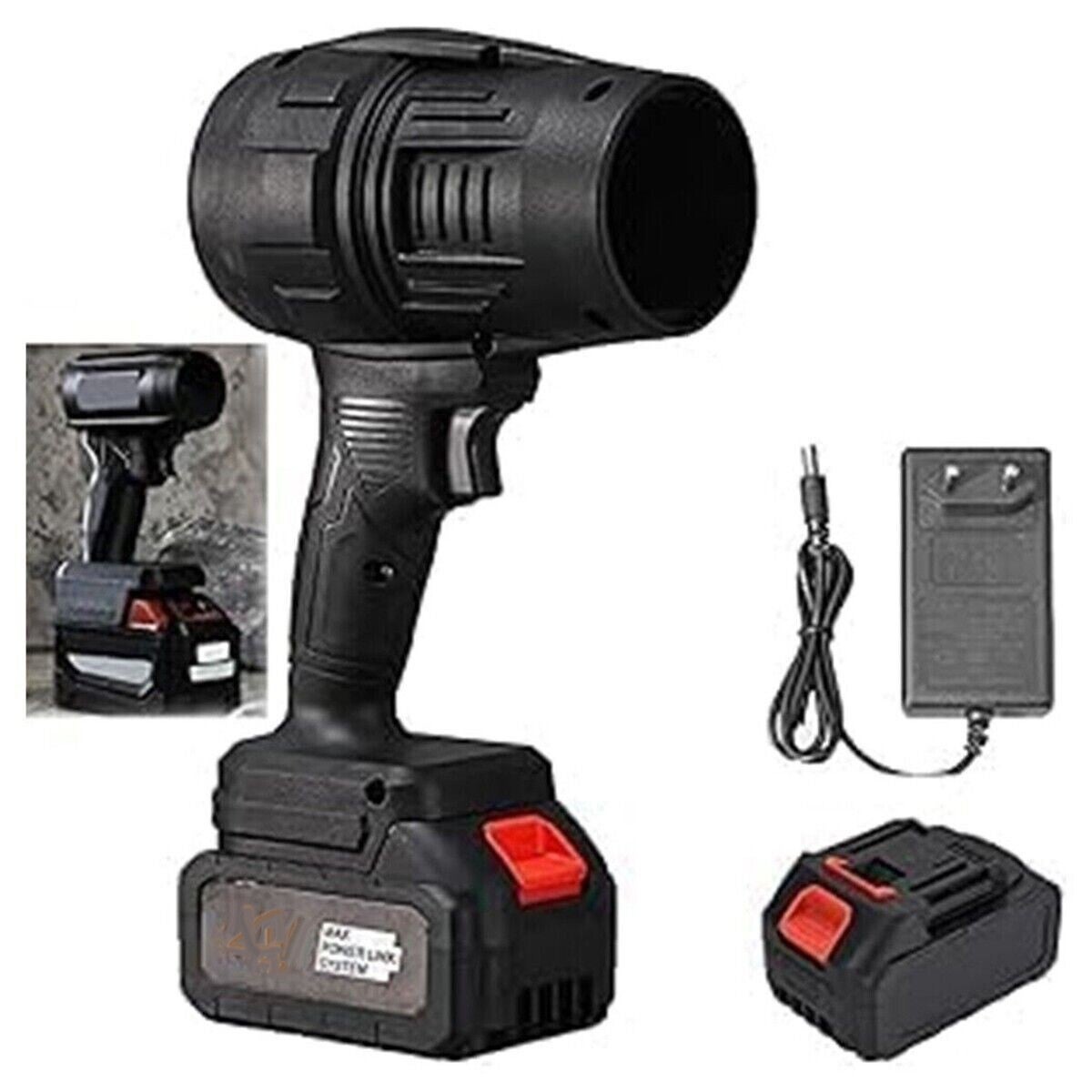 SOFFIATORE A DOPPIA BATTERIA 48 V PER FOGLIE ASCIUGATRICE TURBO VENTOLA PER AUTO - 5