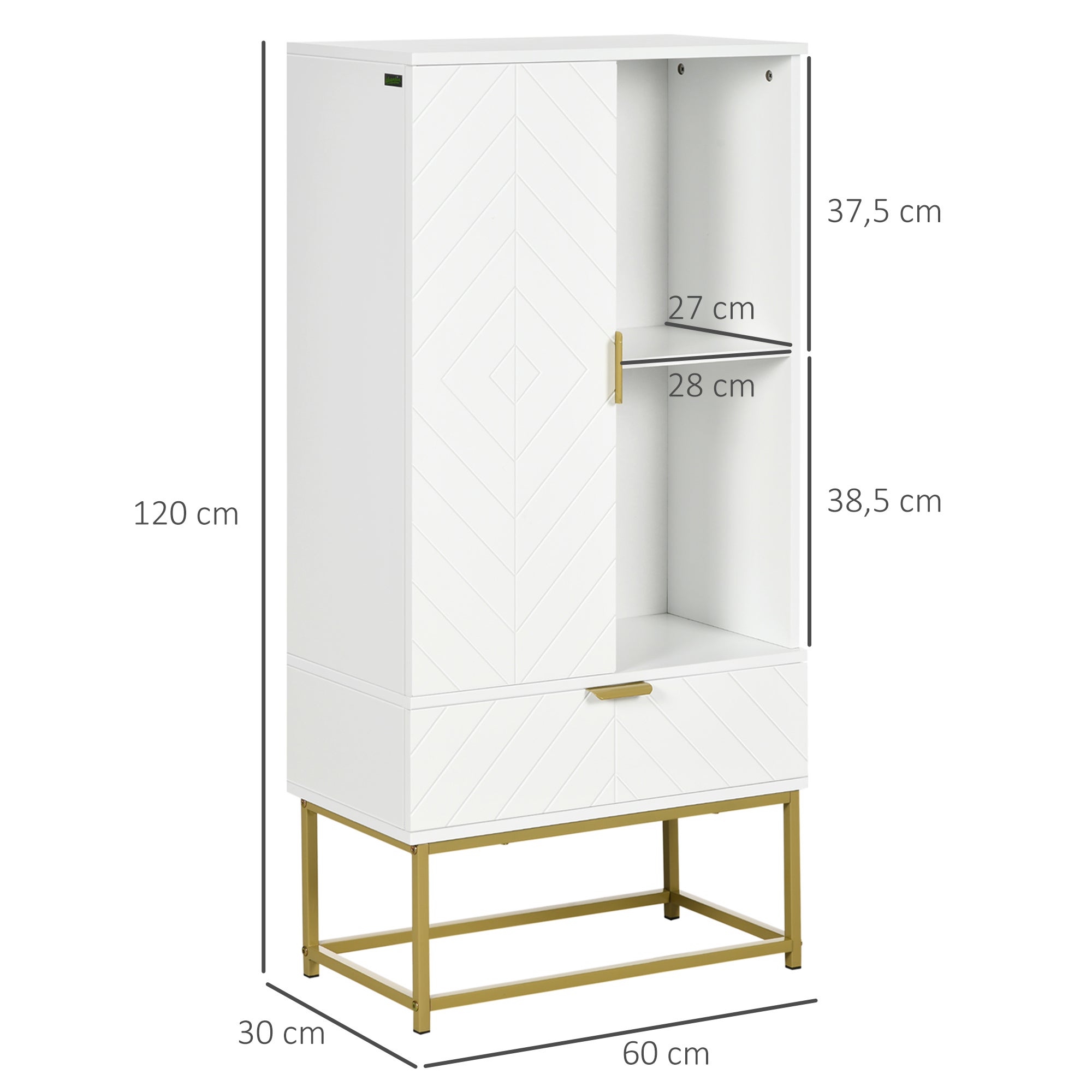 Armoire de salle de bain Bois kleankin - 3