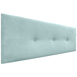 Testiera Letto Imbottita In Velluto A Coste - Moderna E Di Lusso Per Camera Da Letto, Colore Verde Acqua - Foto 2