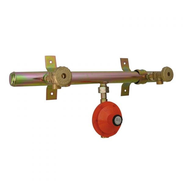 Centralina per gas 2 elementi con attacco centrale 4 kg/h 00