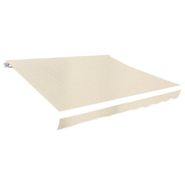 Toldo de lona blanco crema 350x250 cm vidaXL