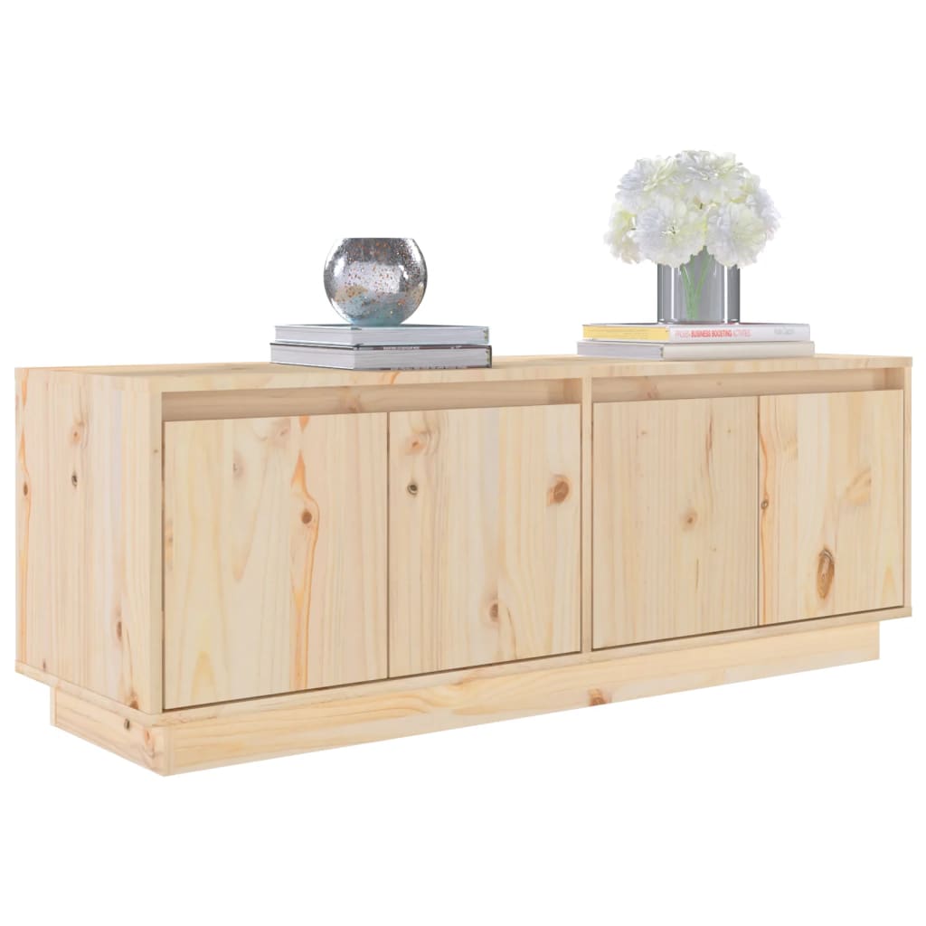 Maison Exclusive - Meuble TV 110x34x40 cm Bois de pin massif - 4