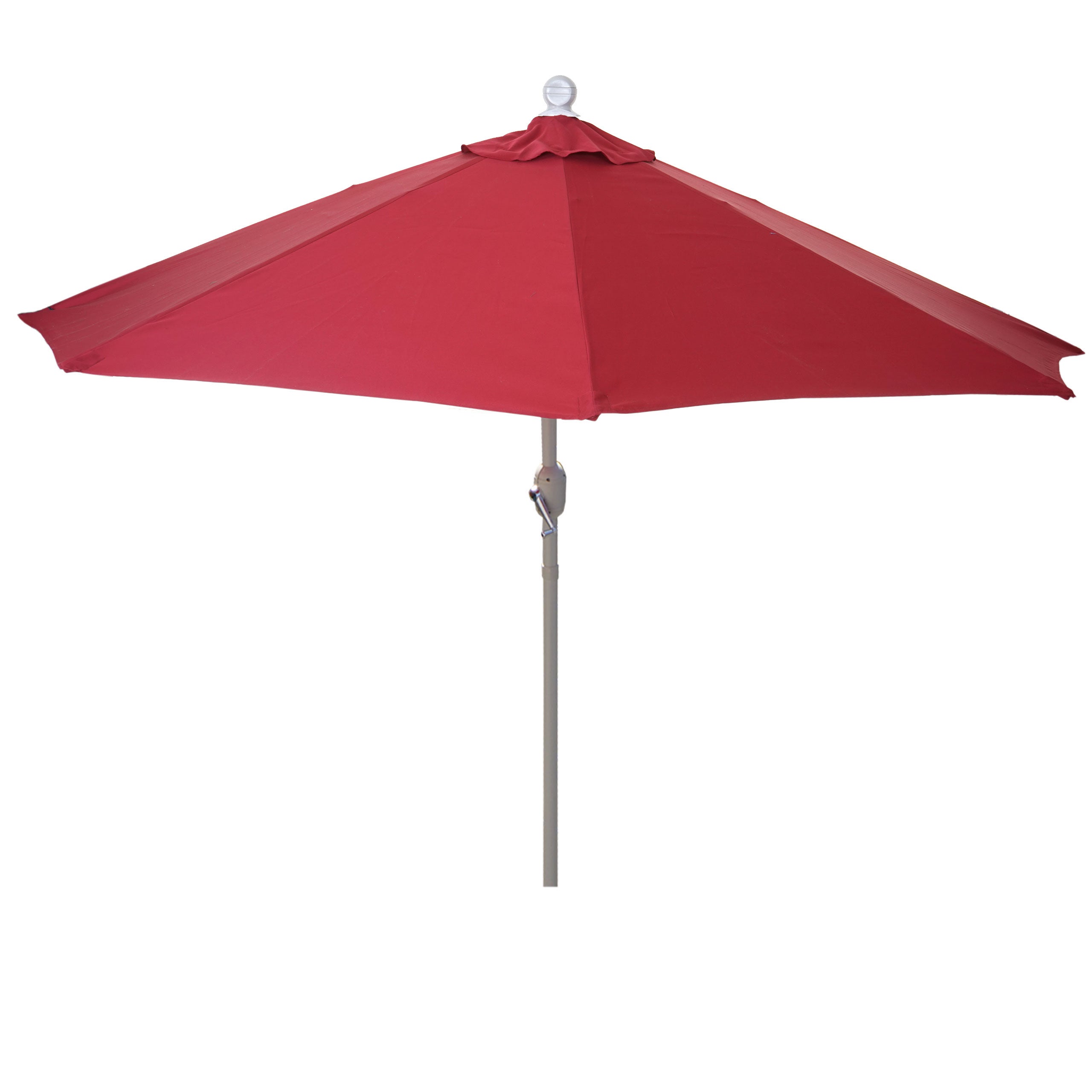 Parla parasol półokrągły, parasol balkonowy, UV 50+ poliester/aluminium 3kg ~ 270cm bordowy bez stojaka