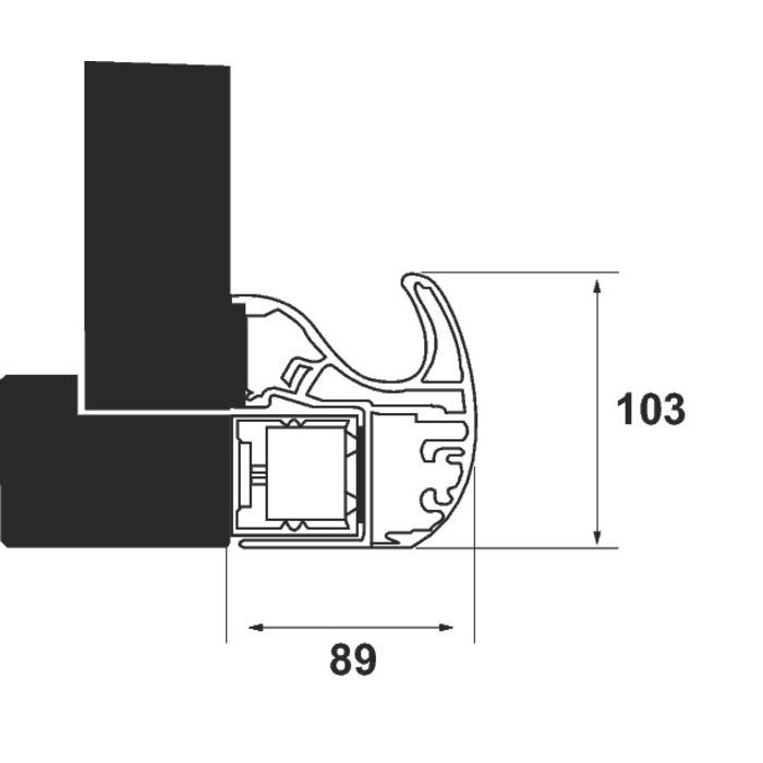 Bandeau ventouse - GRS300 - Groom - Alimentation automatique - 400 mm - 3