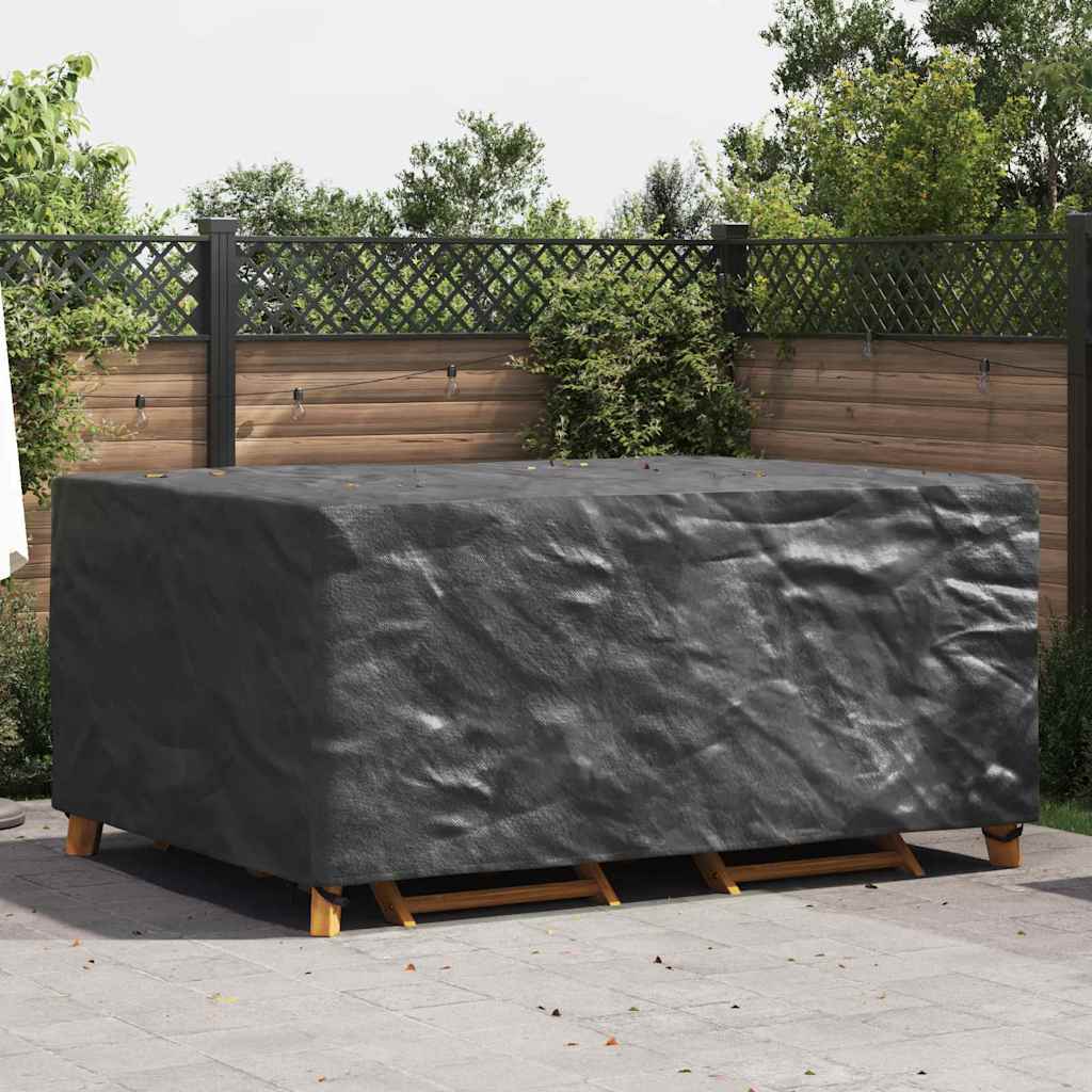 Pokrowiec na meble ogrodowe Czarny 240 x 180 x 100 cm 210D