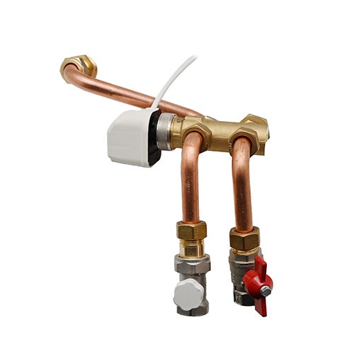 Kit Vanne Perçage Rénovation Climatisation Alnicov BPV31 - Laiton + Plastique, Compatible R12/R22/R134A - Tubes 1/4" à 3/8" - 3