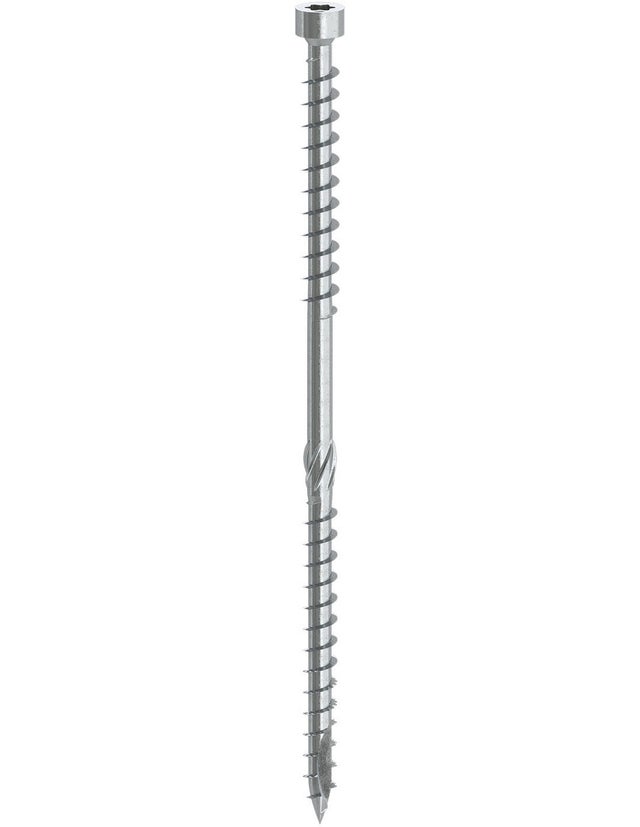Vis de sarking Tête cylindrique TC double filetage TORX T40 8X255 Acier zingué-1 pièce