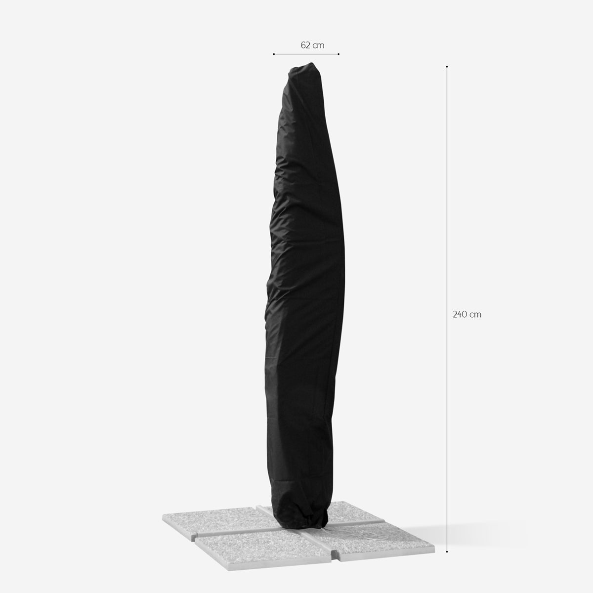 Housse universelle pour parasols déportés de jardin - 3