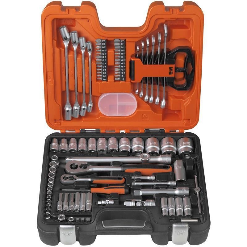 Zestaw kluczy nasadowych Bahco 92-częściowy 1/4" i 1/2" (BAHS910)