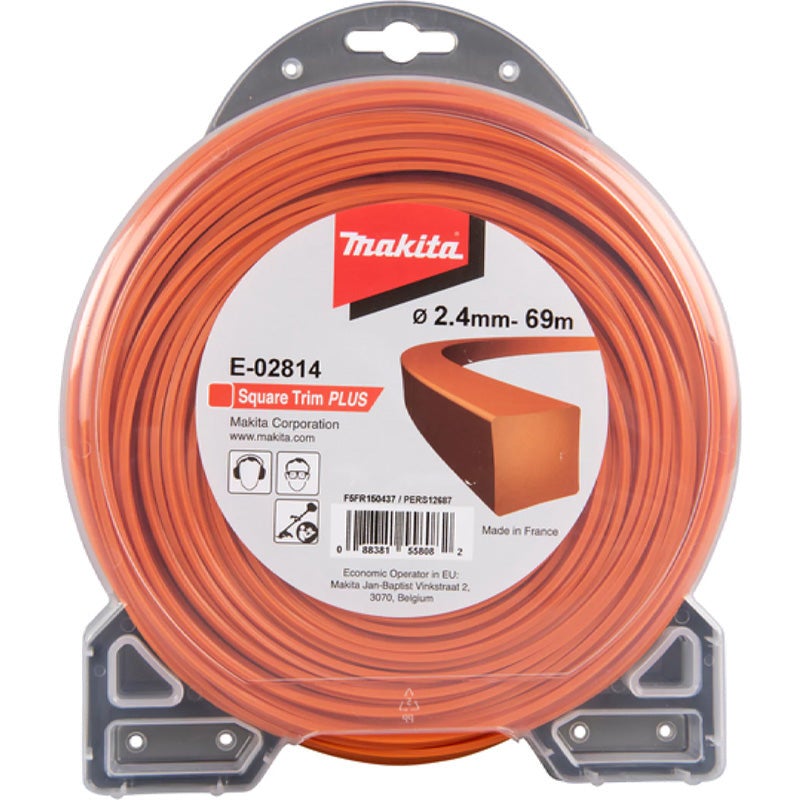 Fil carré Square Trim+ MAKITA E-02814 2,4mm x 69m | Leroy Merlin