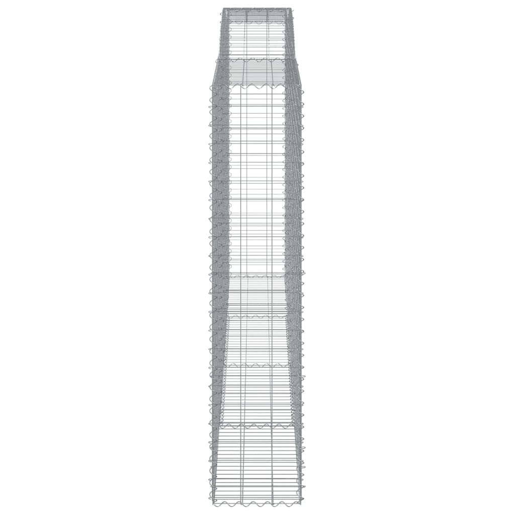 Maison Exclusive - Cesti Gabbioni ad Arco 6 pz 400x50x220/240 cm Ferro Zincato - 5