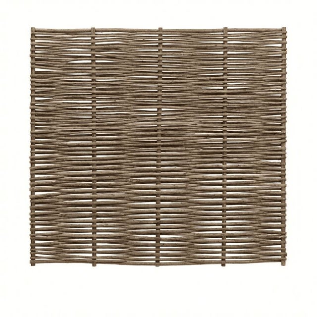 Clôture bois en noisetier - 100% Naturel - Sans Poteaux -