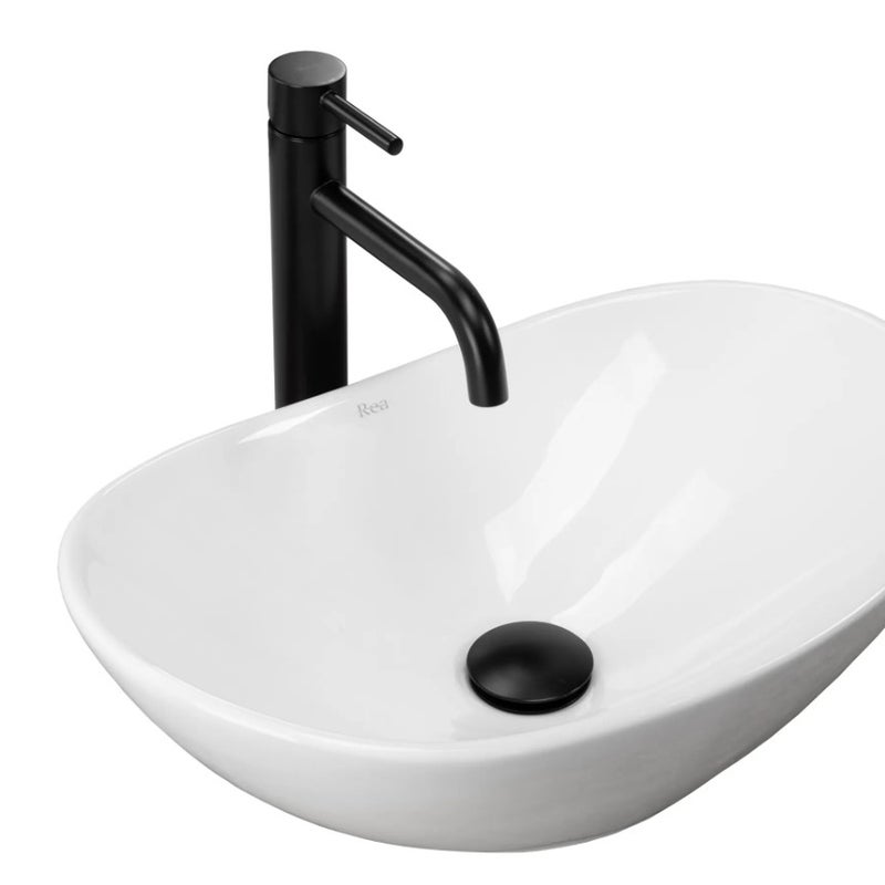 Umywalka Nablatowa Rea Royal Mini Biały 47 X 30