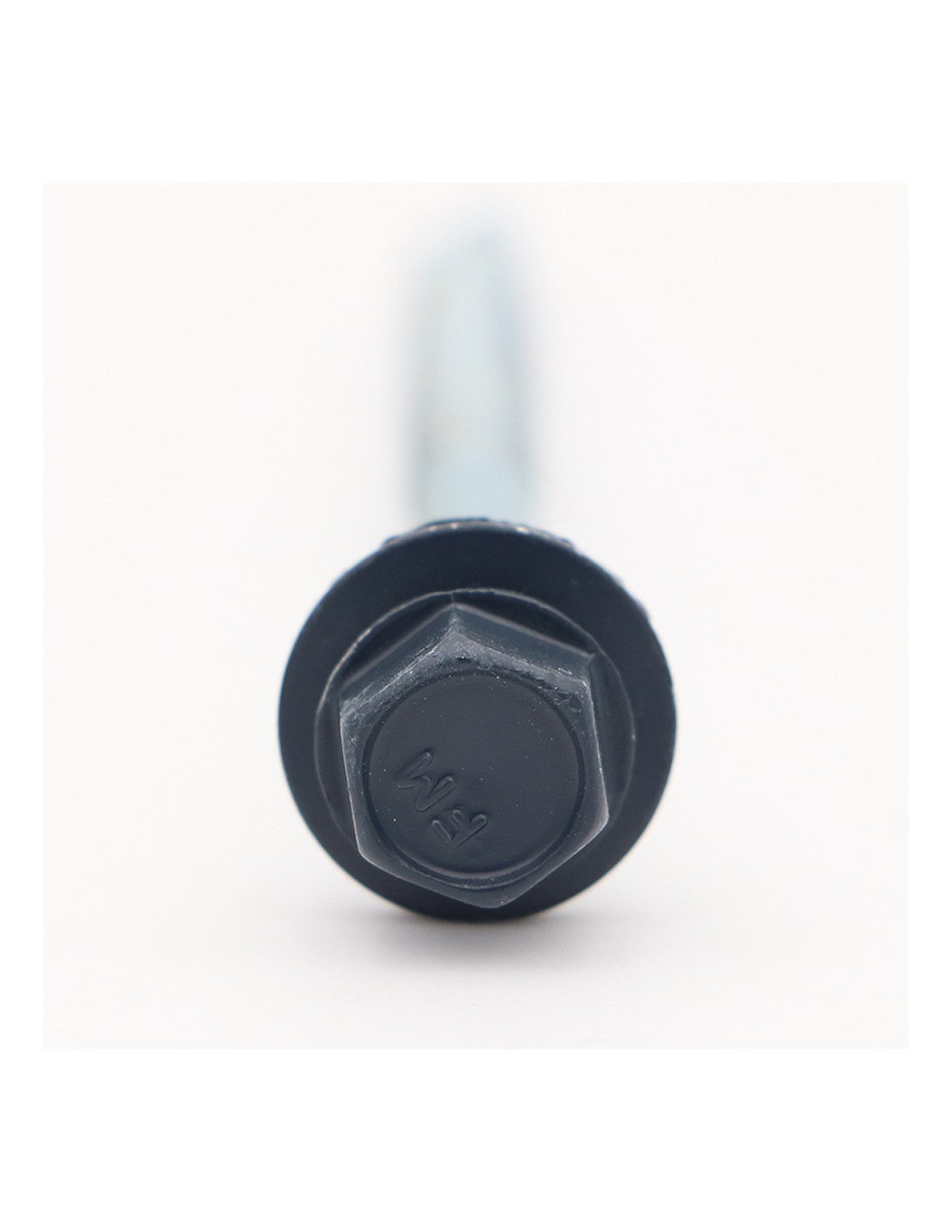 Vis autoperceuse Tête hexagonale TH 6.3X100 Rondelle d'étanchéite EPDM Acier zingué RAL5008 gris bleu-1 pièce - 4