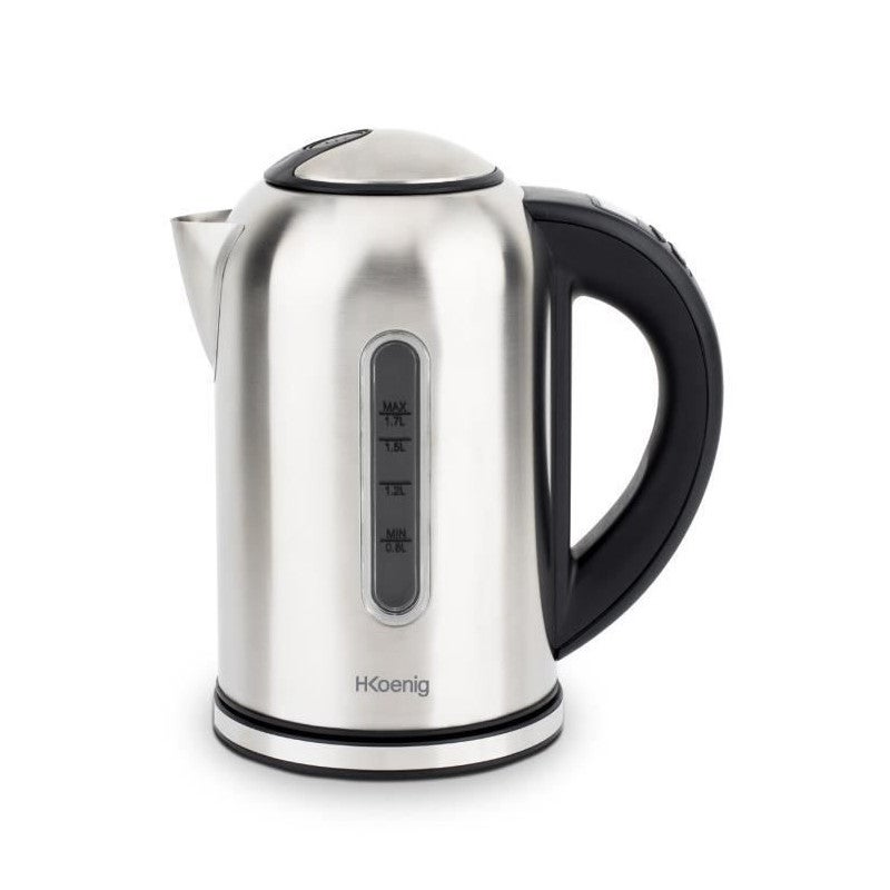 Hkoenig  Hervidor Eléctrico, 2200 W, 1.7 Litro, Base Giratoria 360°. Verde/Blanco/Negro , Leroy Merlin