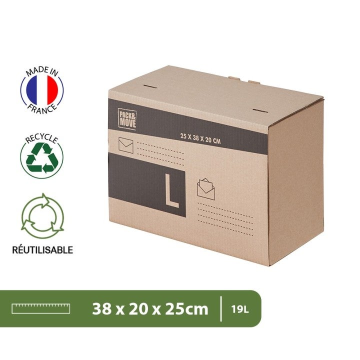 Scatoloni Da Trasloco In Cartone Ondulato 80x50x40 Cm - Set Da 5, Robuste, Leggere E Piegevoli, Made In Italy