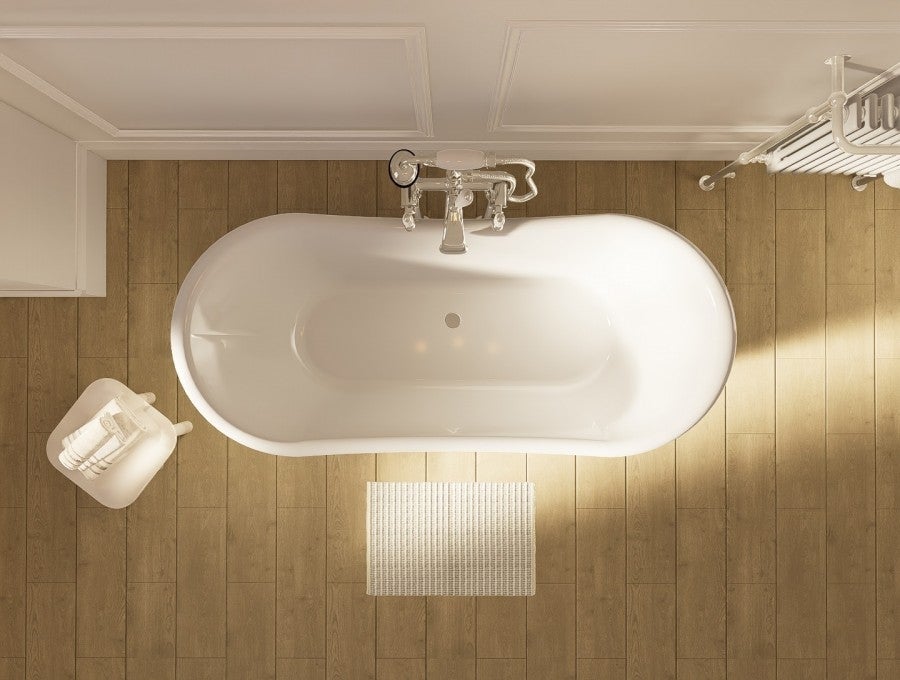 Baignoire ilot rétro CHARLESTON 170x75cm - 7
