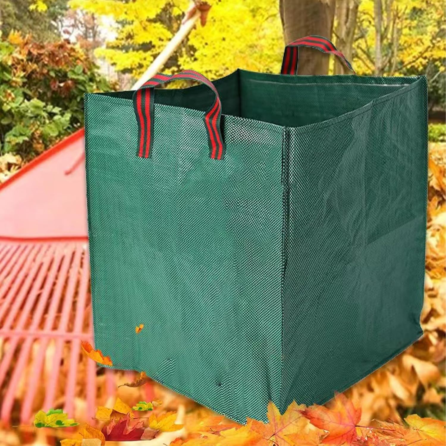 （2 ）Sacs de Jardin, 270L Pliables Carrés Sacs à Déchets de Jardin avec Boucles de Transport, Sacs pour Déchets de Jardin - 6