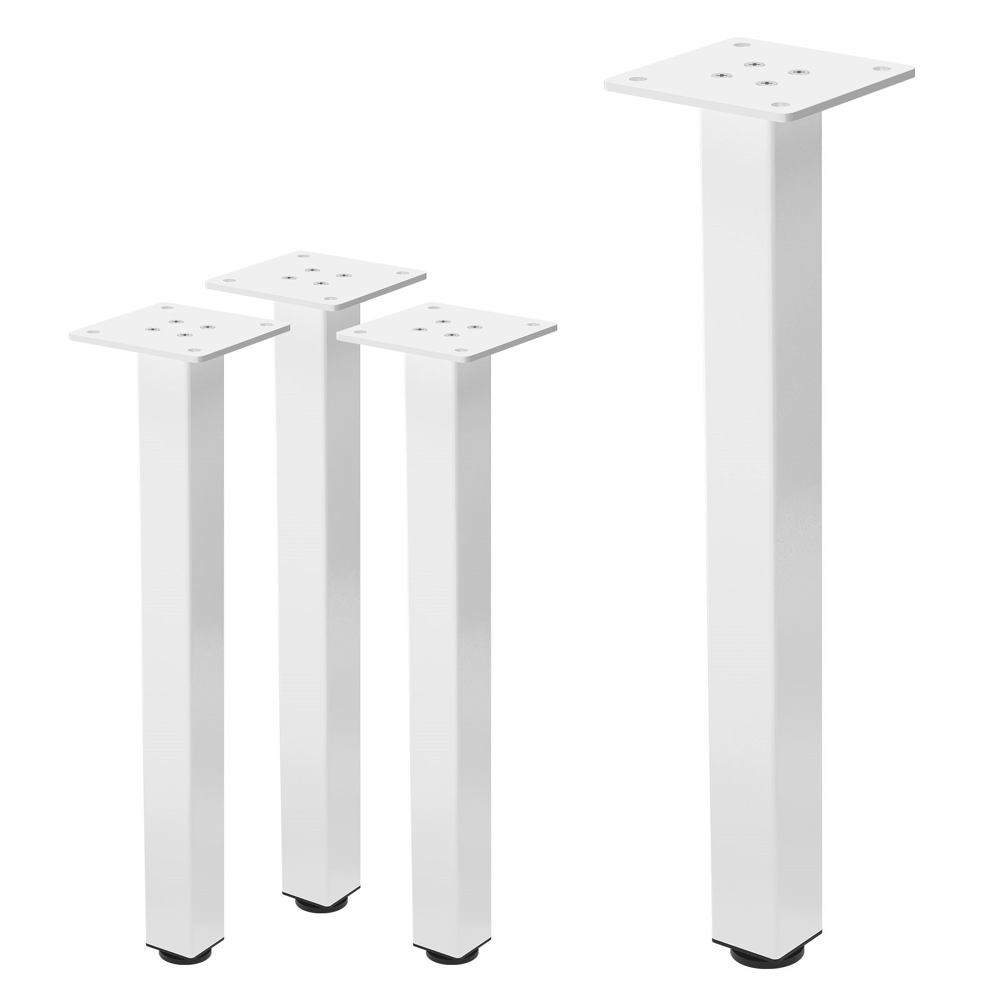 Piedini Mobili Legno 10cm - Gambe Coniche Per Armadi E Tavoli Con Viti