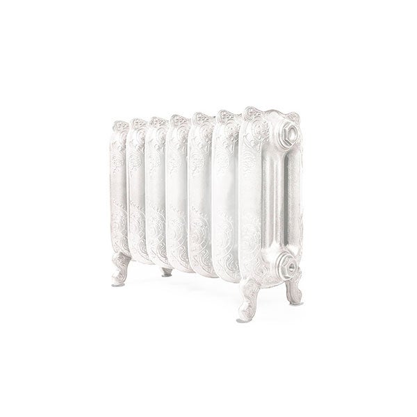 Radiateur fonte blanc sur pieds - Hauteur 470mm - Longueur 360mm - 177 watt - 4 éléments - OXF470/360WS3