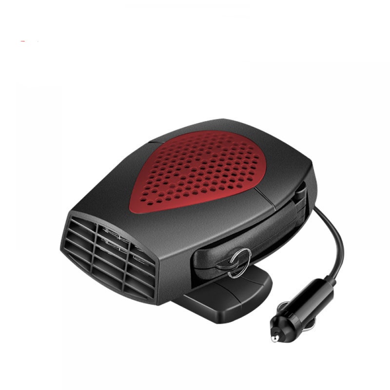 Ogrzewacz samochodowy 24 V, gniazdo zapalniczki, przenośny wentylator elektryczny 150 W, z wtyczką do zapalniczki (czarny i czerwony)
