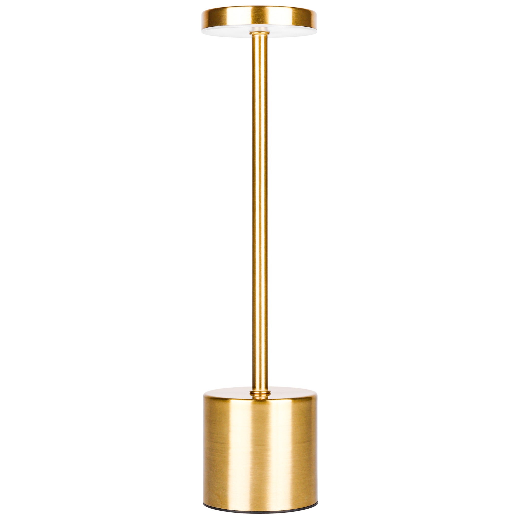 Lampka stołowa biurkowa LED Riti 1.1W 2800-6000K 3CCT akumulatorowa stylowa stojąca złota MasterLED