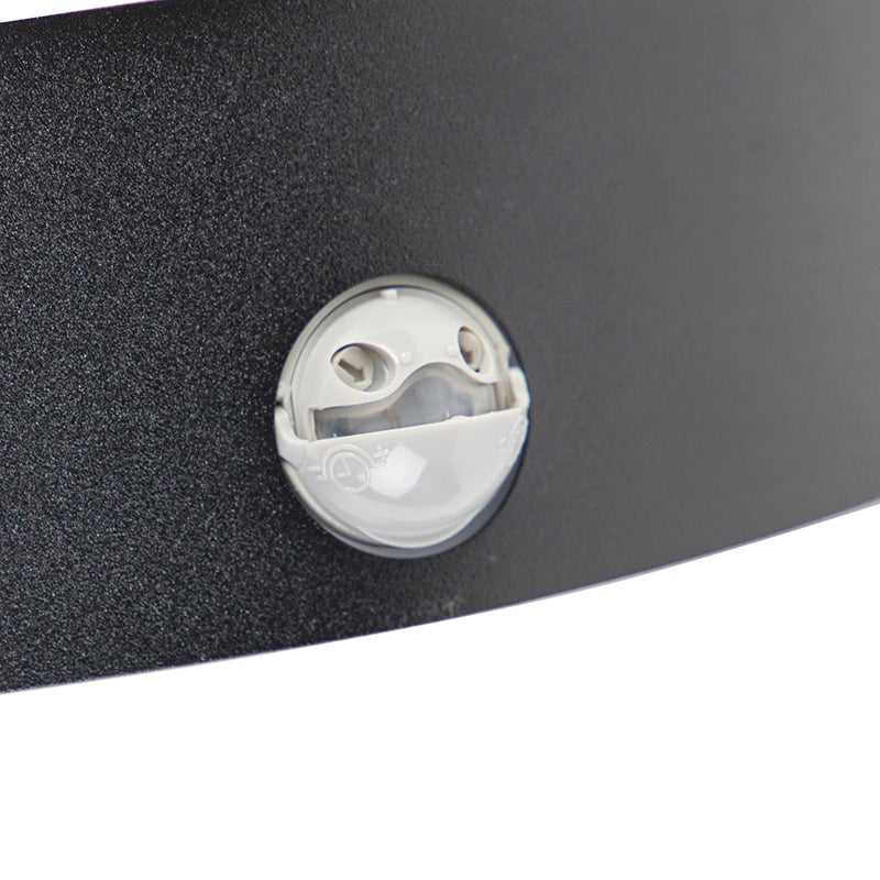 Qazqa moderne applique murale extérieure avec capteur de mouvement, applique murale extérieure avec détecteur de mouvement pour - 6