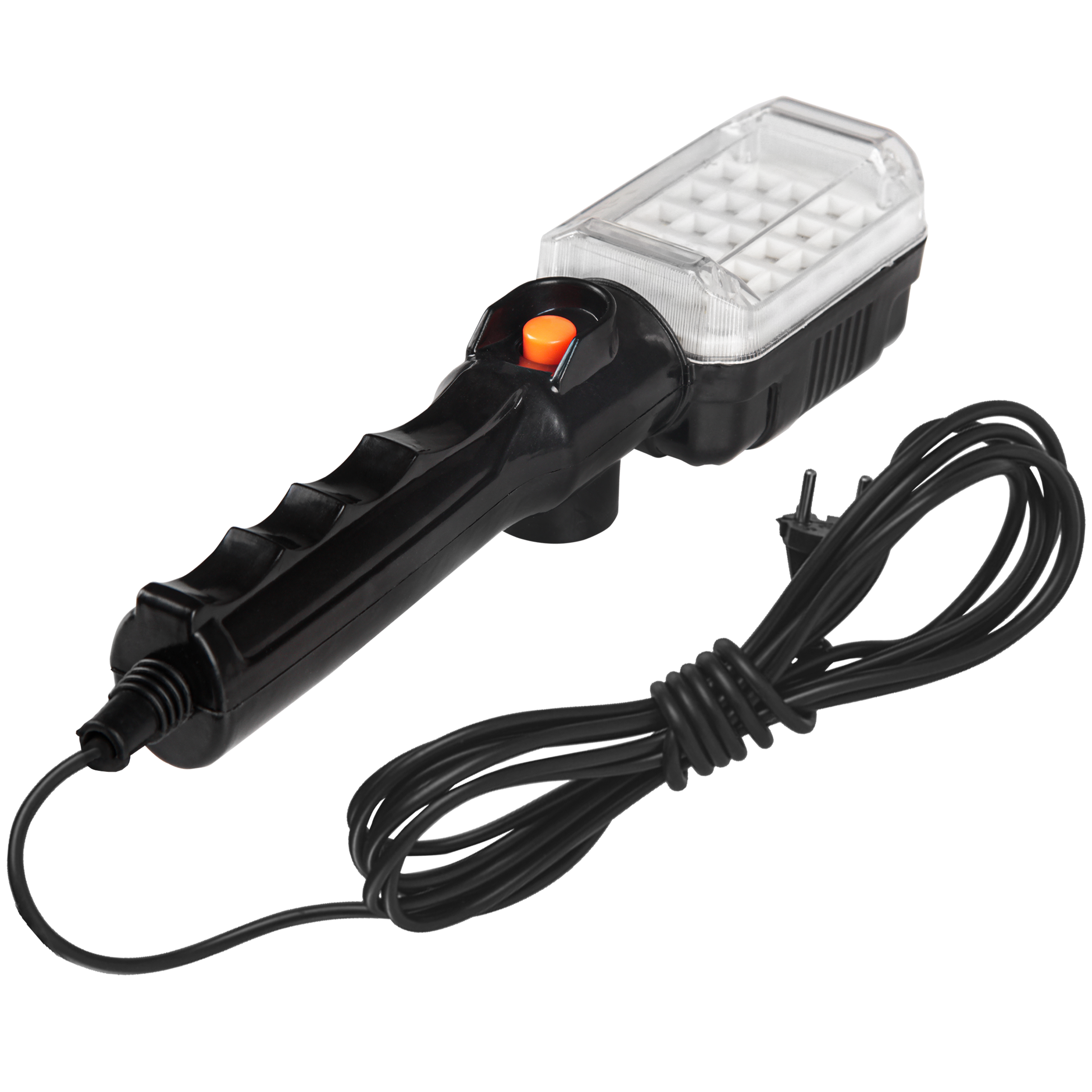 Lampa LED warsztatowa 12W 25cm 6500K zimna biel kabel 5m magnes hak czarna MasterLED - 3