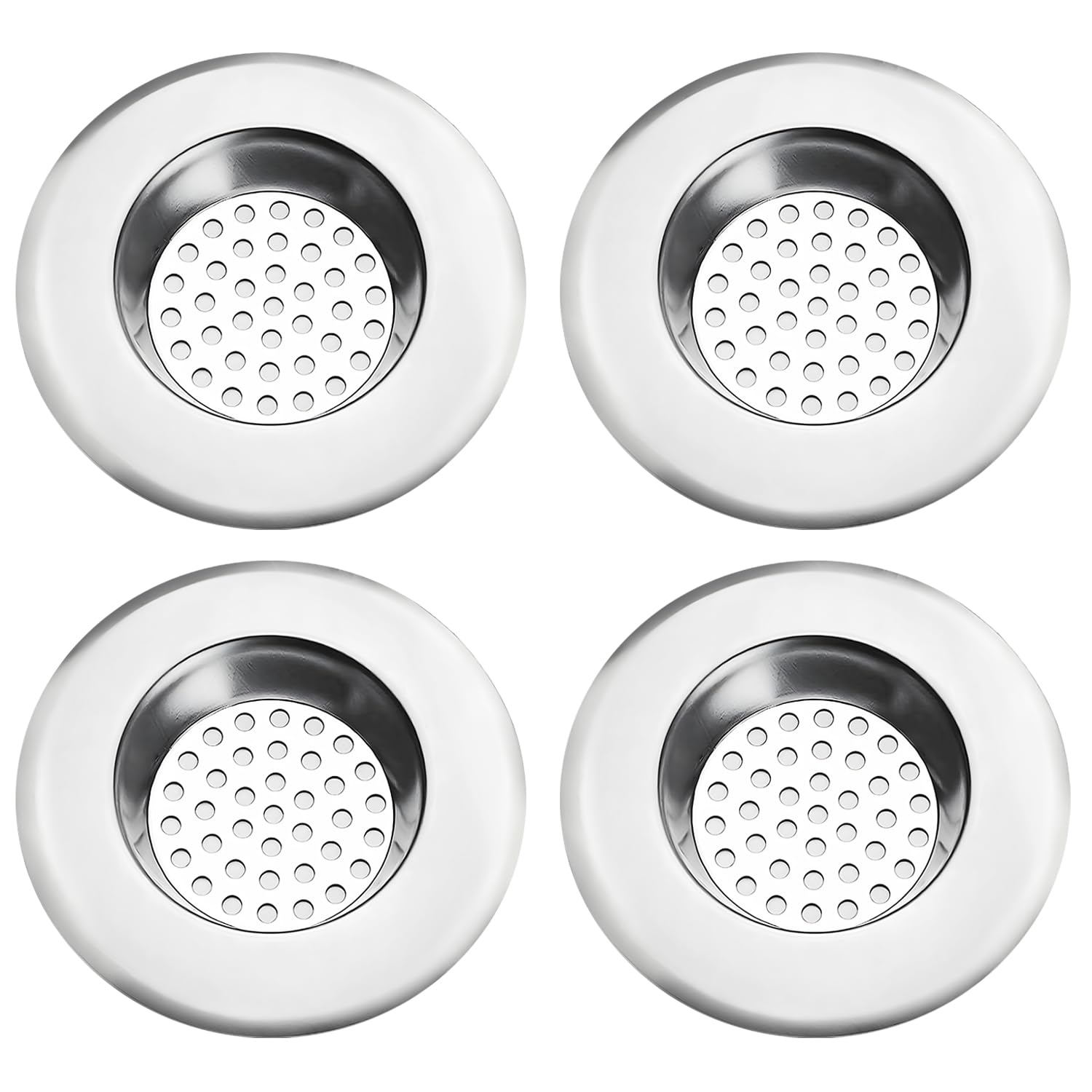 Juego De 2 Coladores Pequeños De Acero Inoxidable Para Fregadero, Ideal