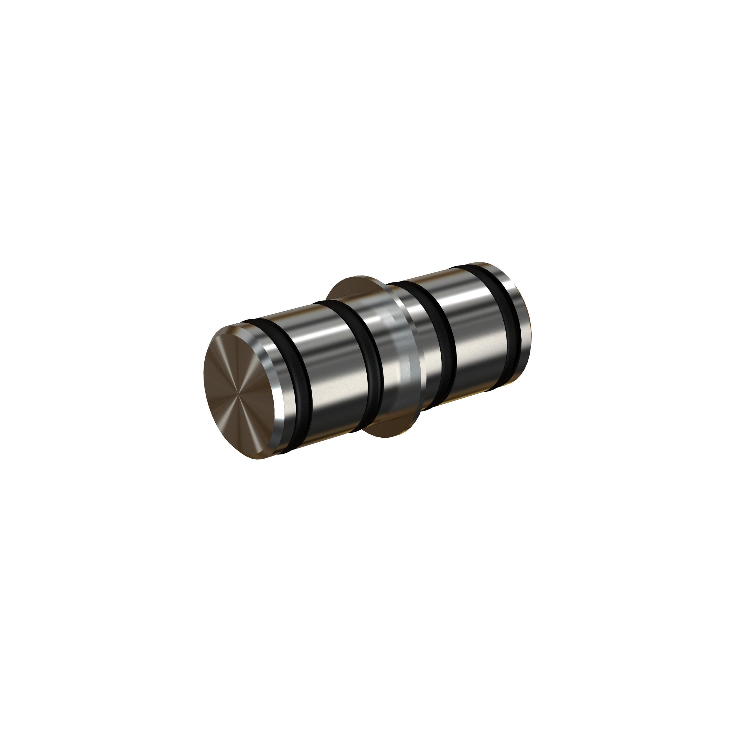 KIT connecteur pour double porte avec rail noir apparent - AURYS NORMANDIE - 4