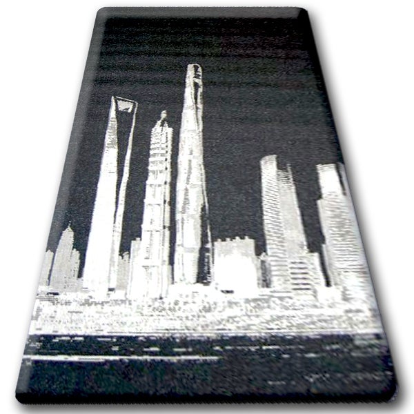 DYWAN SZNURKOWY SIZAL FLOORLUX 20240 czarny / srebrny 200x290 cm