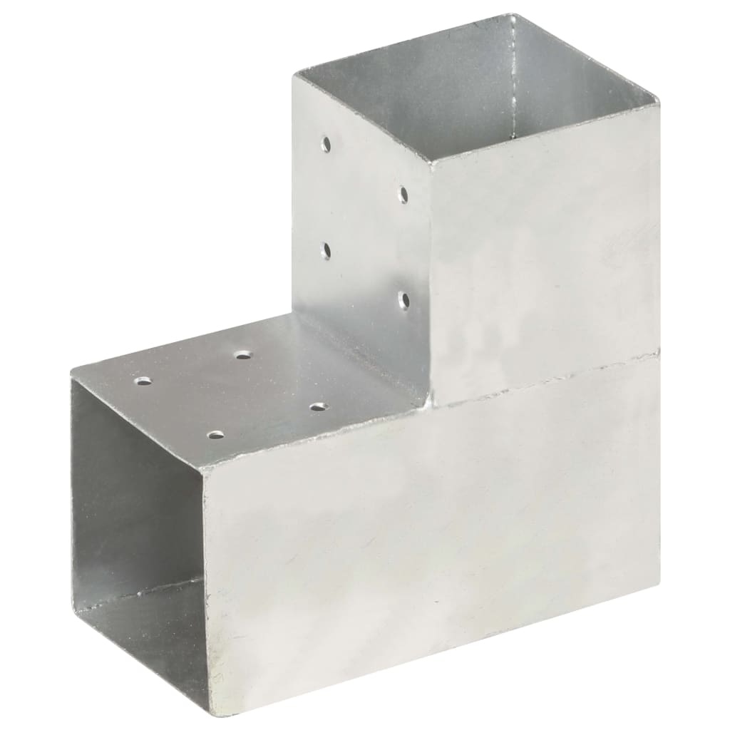 Bases Para Postes Cuadradas 12 Uds. Plata 121x121 Mm
