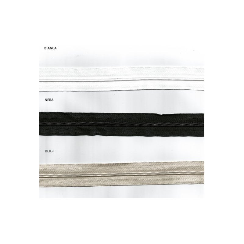 Cerniere Lampo N°3 75cm Nero - Set 2 Pezzi Separabili Con Cursore Metallico Per Abbigliamento - Foto 4