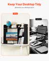 Rangement Livres Étagère De Bureau 3 Niveaux WLSQEU - Organisateur Rangement 95cm Blanc Pour Livres, Fournitures Bureau, Fichiers A4 étagère Dortoir Maison Rangement Livres Étagère De Bureau 3 Niveaux WLSQEU - Organisateur Rangement 95cm Blanc Pour Livres, Fournitures Bureau, Fichiers A4 étagère Dortoir Maison