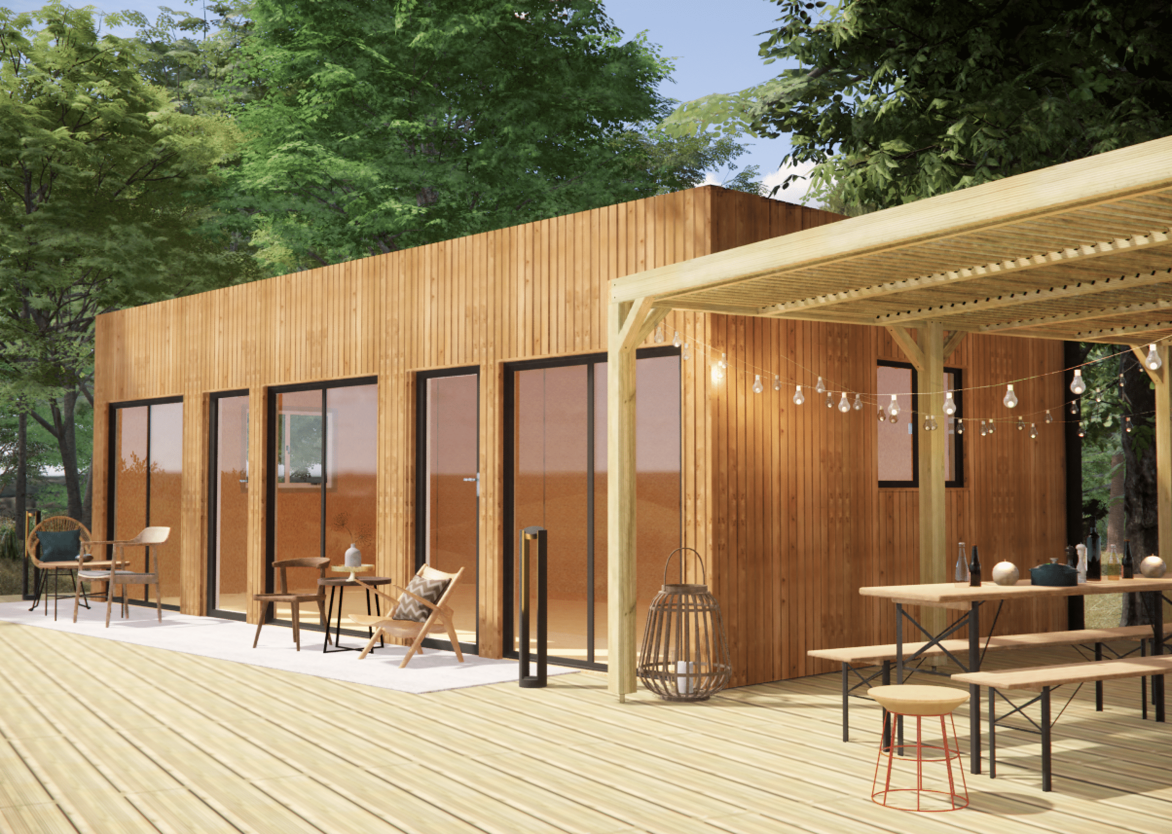 Studio de jardin 4 saisons en bois 8,8 x 5,7 x 3,2 m / isolation RE2020 - 6