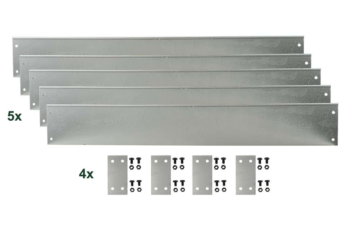 Bordure en acier corten 14cm 5 mètres, 1mm - 3