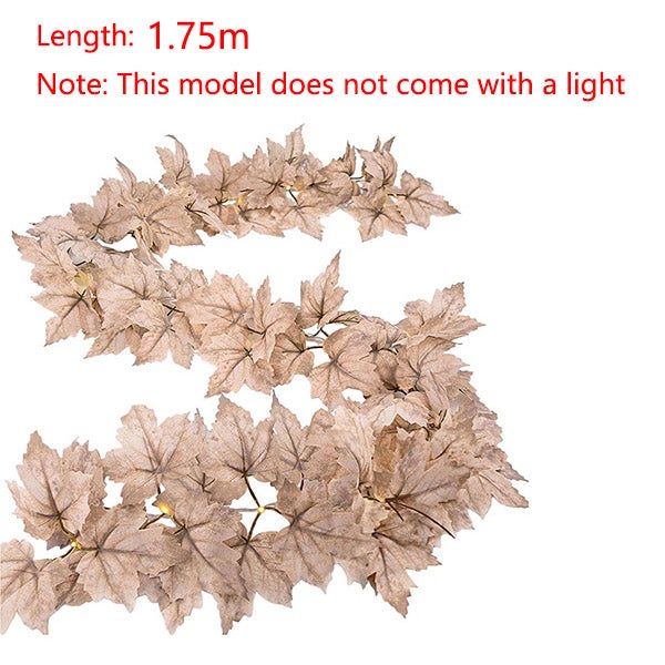 Guirlande Feuille érable Pompons Guirlande Perles Bois Thanksgiving - Déco Automne Avec Feuilles D'Érable Et Pompons Décoration Automne Thanksgiving
