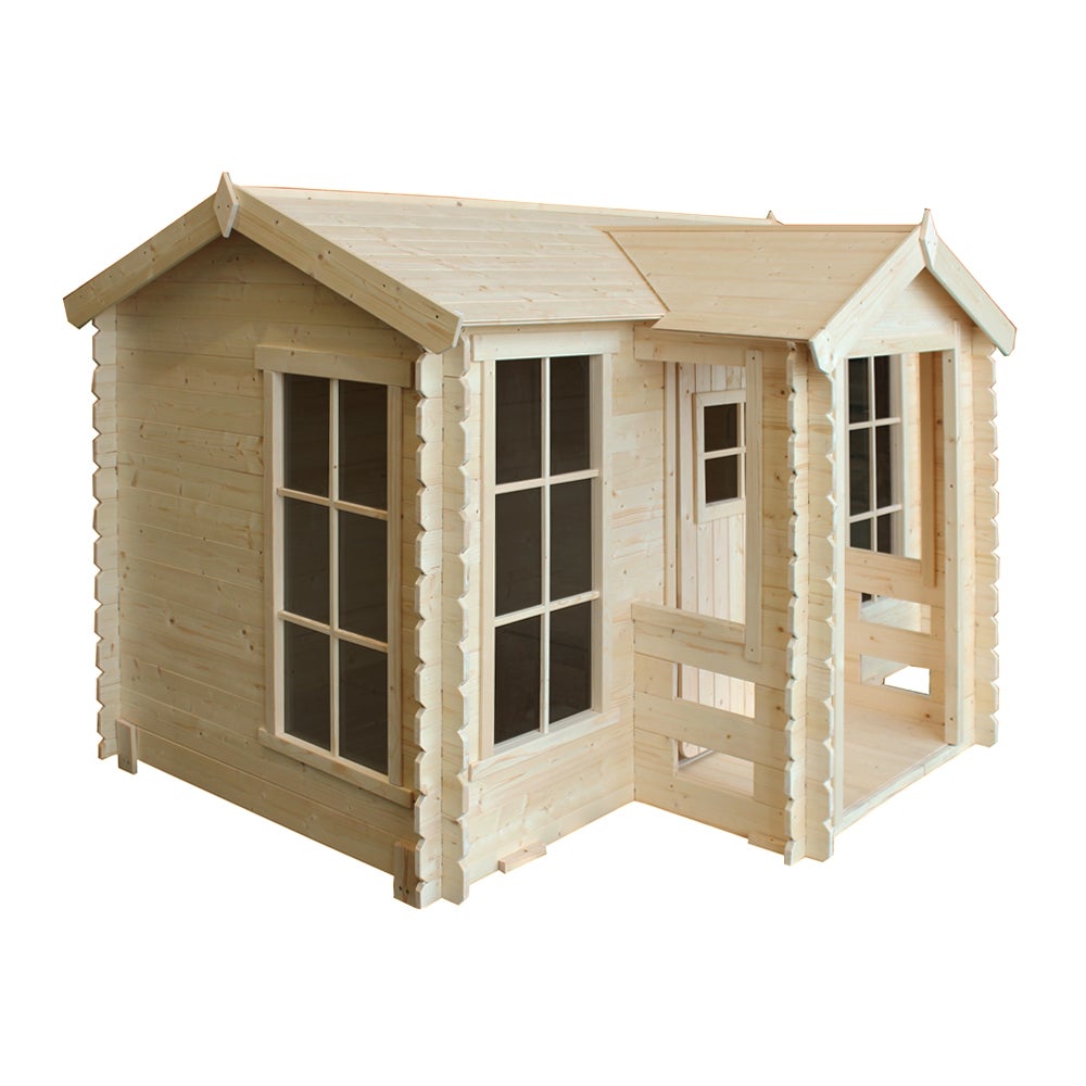 Maison en bois pour enfants - Maison de jeux pour l'extérieur 241x187xH151cm/2.63m2 - Timbela M520 - 2