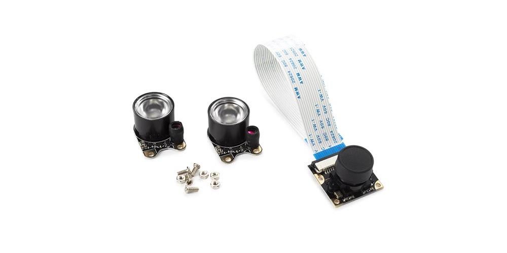 Telecamera Raspberry Pi Whadda MODULO TELECAMERA CON 2 LUCI IR PER RASPBERRY PI® | Leroy Merlin