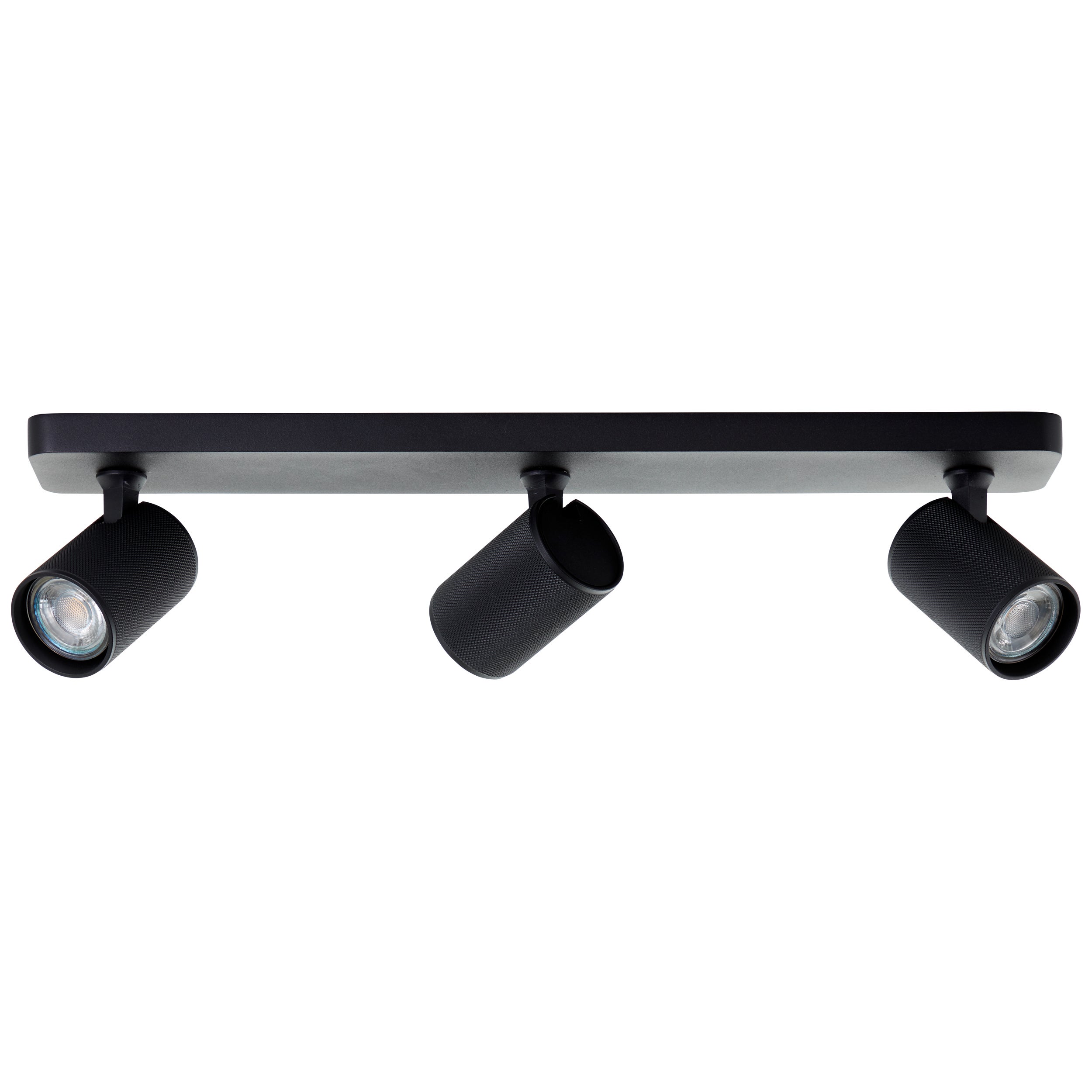 Lampa Brilliant Spot bar LED Marty 3 lampy piaskowy czarny metal/szkło czarny 3x, GU10, 10 W, żarówka LED w zestawie i wymienna - 2